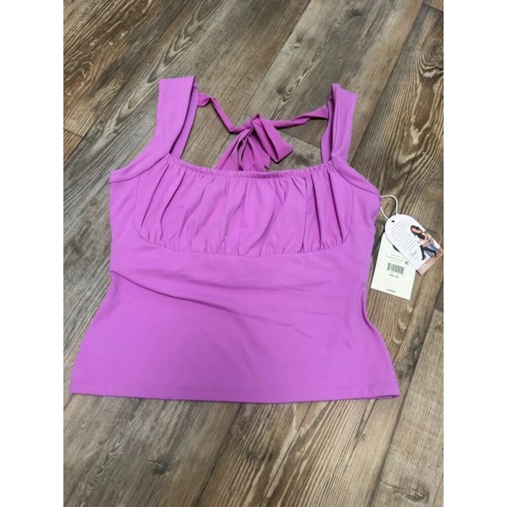 Purple workout tank